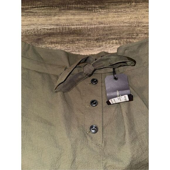 NWT rag and bone camille shorts Olive Army Fatigue Green Size 12 $250 - Picture 2 of 5